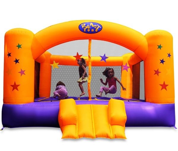 Blast zone superstar store inflatable party moonwalk