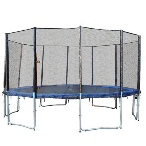 Machrus Upper Bounce Trampoline 7.5FT 9FT 10FT 12FT 14FT 15FT 16FT,  Recreational Trampolines with Enclosure- ASTM Approved- Outdoor Trampoline  for Kids and Adults with Safety Net and Spring Padding, Recreational  Trampolines 